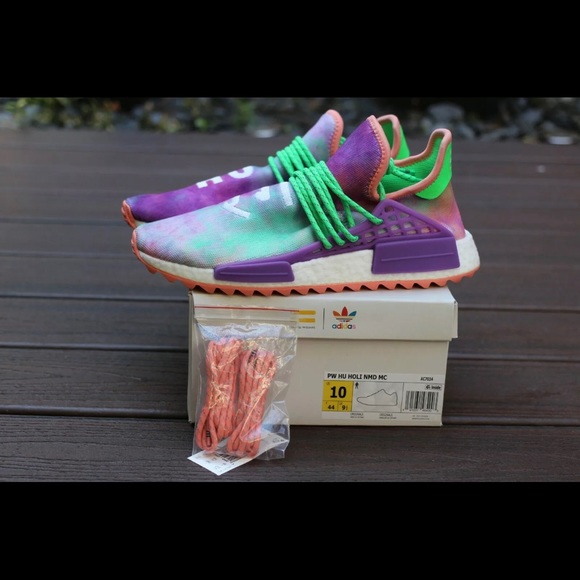 Adidas X Pharrell | Human Race NMD | Holi Festival | Chalk Coral | 10 - Picture 2 of 8